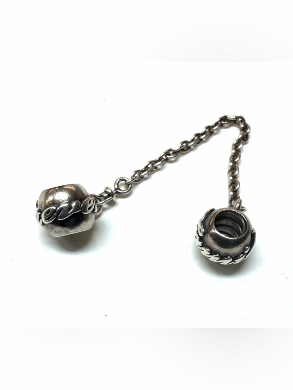 Pandora Sterling Silver Family Forever Ties Safety Chain #791788